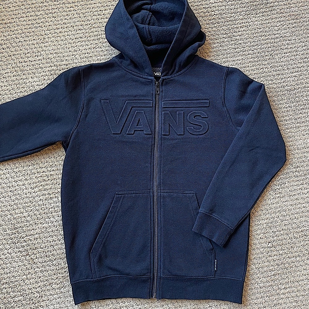 Boys Vans Hoodie | Size M | Black